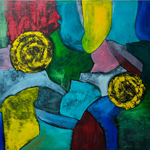 Метрополитен. 100х120 Масло, холст, 2020 год